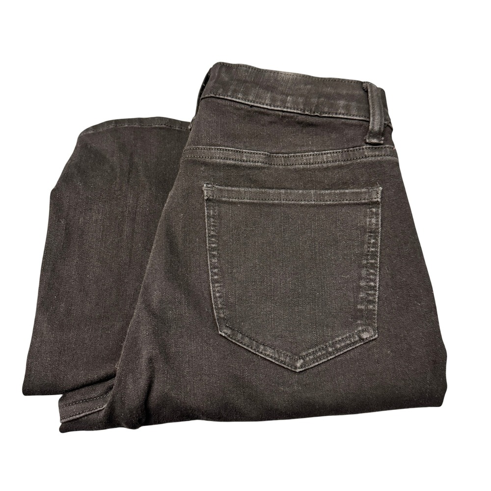 Quince Jeans Bella Wide Leg Womens 27 (27x29 ACTUAL) Black Denim Stretch Boho